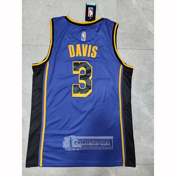 Camiseta Los Angeles Lakers Anthony Davis NO 3 Statement 2022-23 Violeta